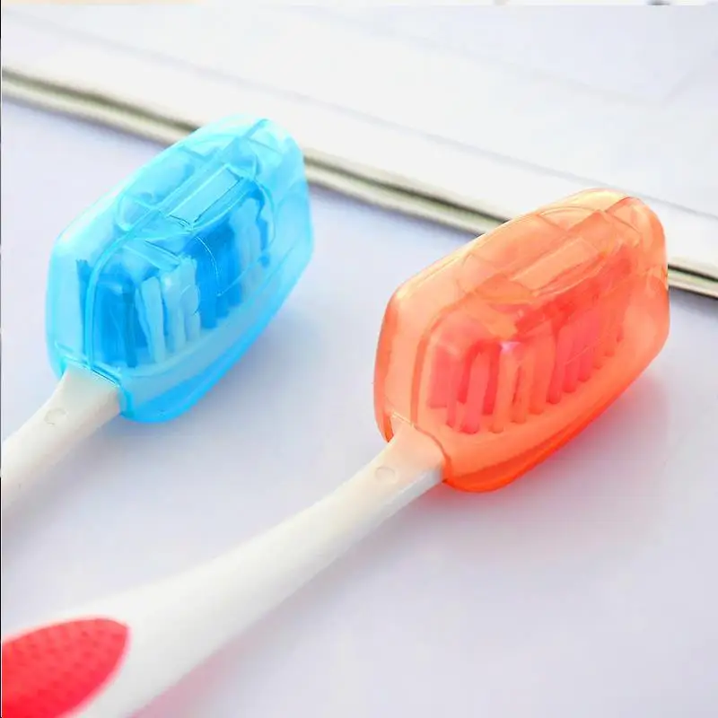New Travel Toothbrush Cover Case Cap Hike Protector Cleaner Packing organizer random  5pcs 80