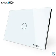 2016 Smart home Touch Switch, Livolo Crystal Glass Panel Wall Switch,1 gang 2 way LED indicator, US Light Touch Screen Switch livolo manufacturer knight black touch switch crystal glass panel digital touch light wall home switch vl c702 12 vl c701 12