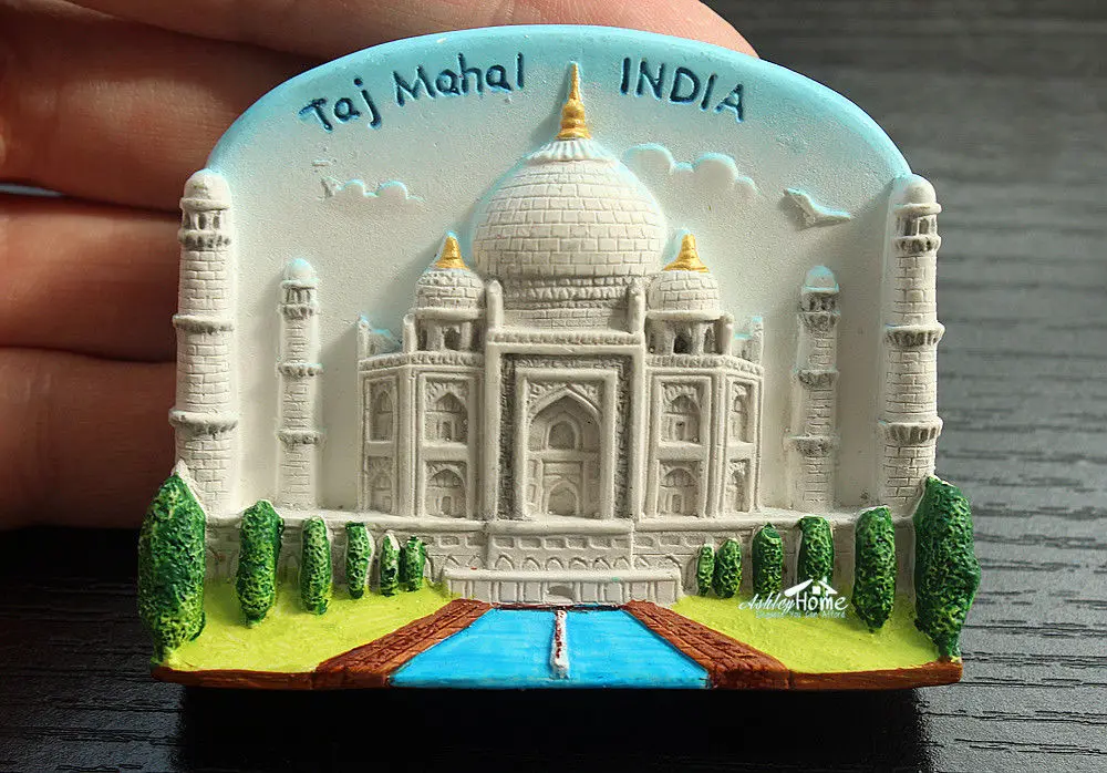 Taj Mahal Agra India,Collectible Crafts Souvenir Resin 3D Fridge