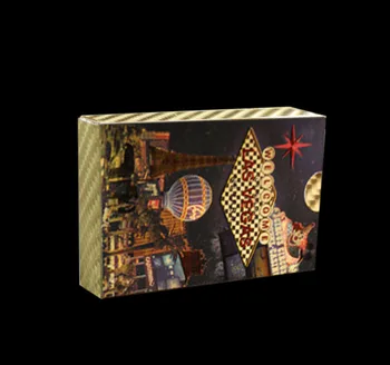 

24K Las Vegas Gold Foil Poker European Style Plastic Poker Poker Waterproof Card Good Price Gambling Board Game