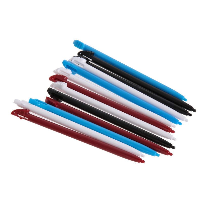 12 шт. Новинка; Лидер продаж синий черный разноцветный Сенсорный экран Стилусы ручка для Nintendo 3DS для N3DS XL LL