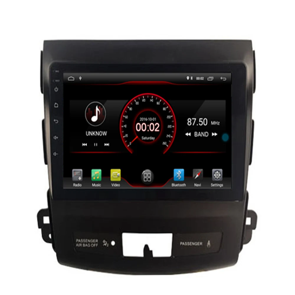 Sale Car DVD Multimedia player For Mitsubishi Outlander XL 2005-2014 2din Android 9.1 Radio Tape Recorder Navigation GPS 1