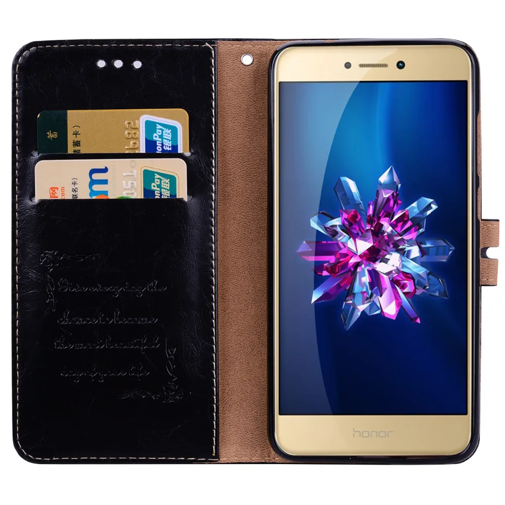 Чехол для Huawei P8 Lite 2017 откидная крышка чехол телефона кожаный бумажник Роскошный