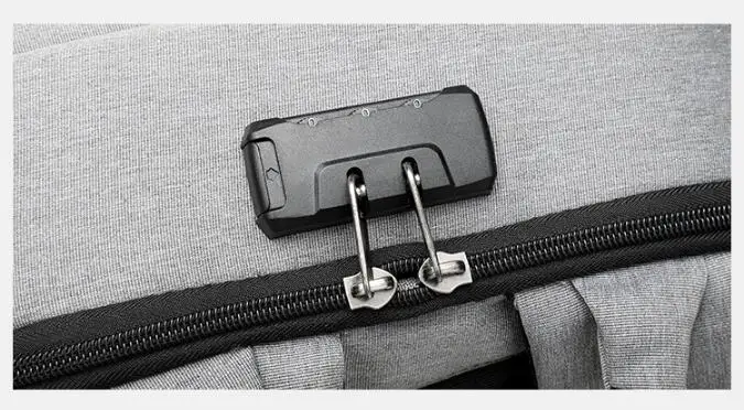 Для мужчин рюкзак с USB Высокое качество модные безопасности путешествия рюкзак для школьников и студентов рюкзаки