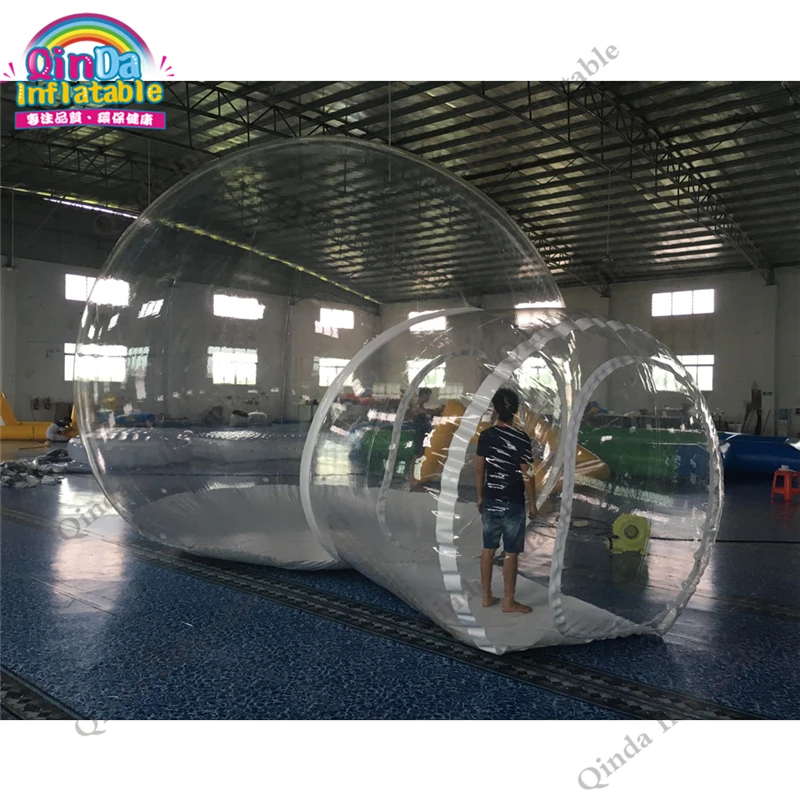 Лучшее качество 4 м купол открытый прозрачный надувной кемпинг пузырь палатка для продажи