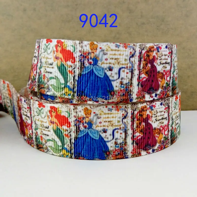 

Free shipping 2016 new arrival Hair Accessories ribbon 10 yards printed grosgrain ribbons 9042