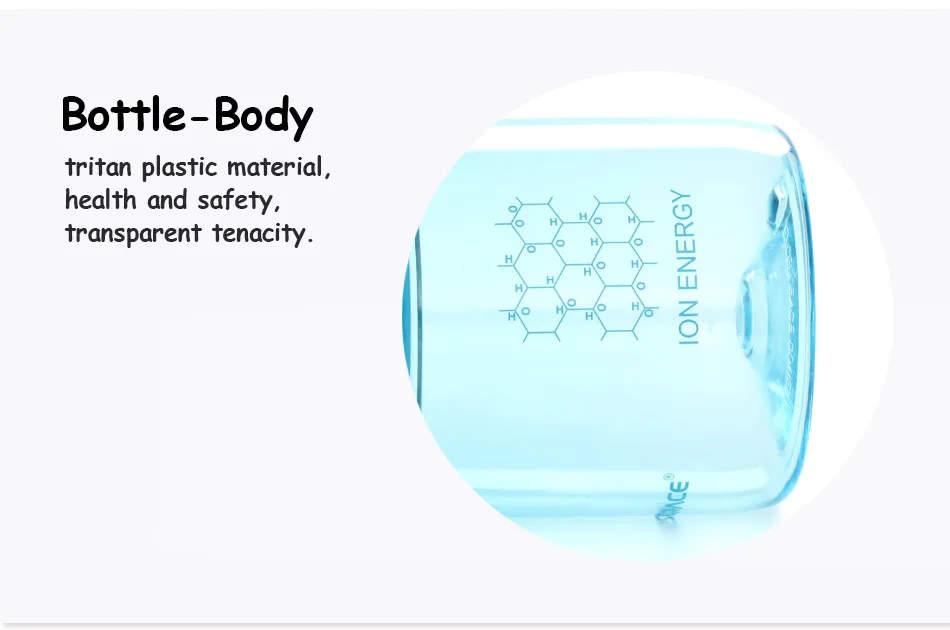 UZSPACE 700ml Tritan Sports Water Bottles Creative Portable buckle Lemon fruit tea Filter Shaker Drink Bottle For Water BPA Free680ML5057_10