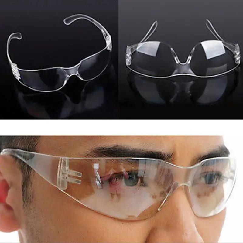 

Vented Safety Potective Clear Goggles Glasses for Lab Anti Fog Dust Resistant Working Eyes Protection Glasses