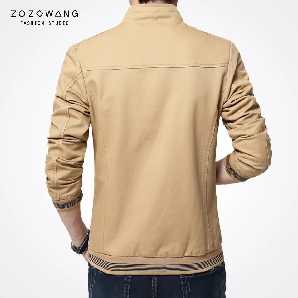 Zozowang men jacket jacket casual jacket cotton army outdoor collar baseball shirt