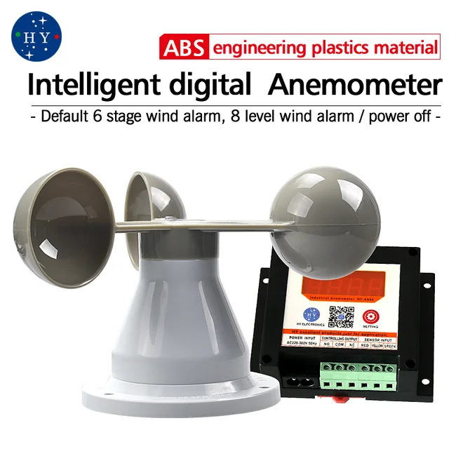 Intelligent wind speed alarm tower crane anemograph Anemometer wind