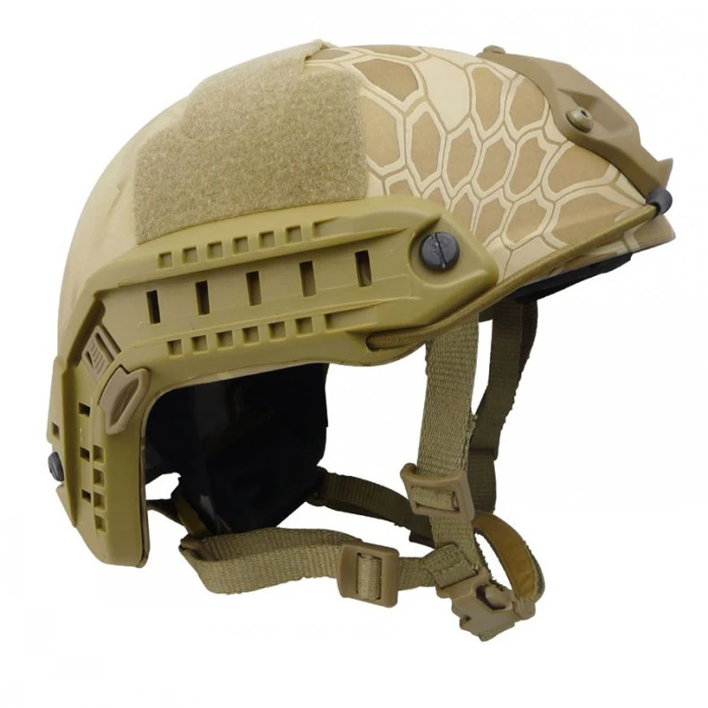 

The U.S. Ops FAST MH Tactic Helmet Standard War System Helmet Field Army Fan Camouflage Helmet