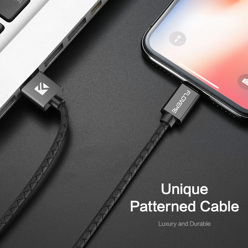 Магнитный USB кабель FLOVEME 2.4A для iPhone XS Max XR X 7 8 Plus 6 6s 1 м быстрая зарядка магнитное