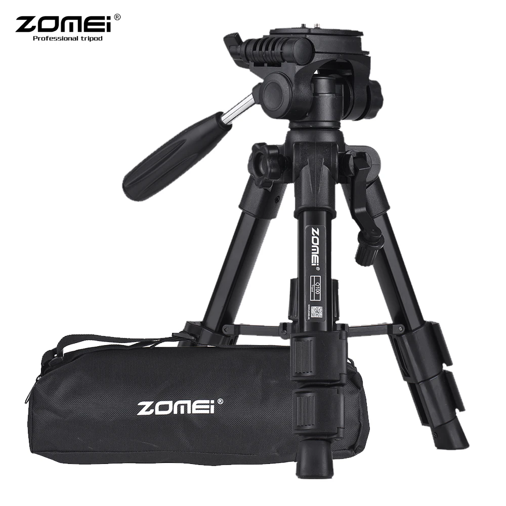 Black Portable and Adjustable,Q111 Professional Portable Aluminum Travel DSLR Camera Tripod Pan Head Camera Phone Tripod Black Portable and Adjustable,Q111 Professional Portable Aluminum Travel DSLR Camera Tripod Pan Head Camera Phone Tripod