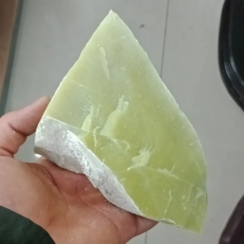 

DHXYZB 500-1000g natural Lemon jade stone original Crystal rock Mineral Specimen reiki Healing for home Decor gift