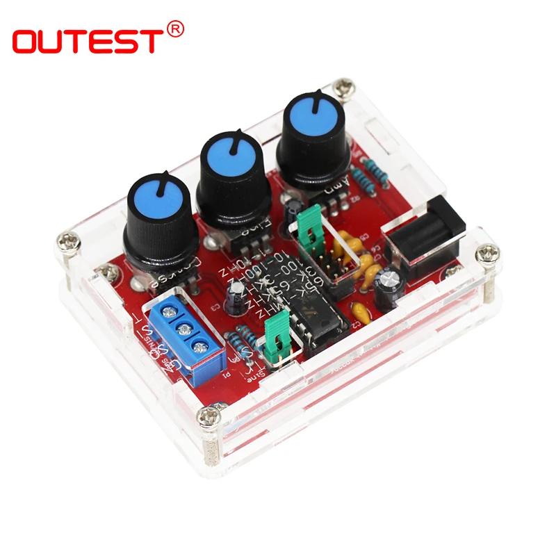 

OUTEST Signal Generator Sine/Triangle/Square Output 1Hz-1MHz Adjustable Frequency Amplitude Multi-function Fester