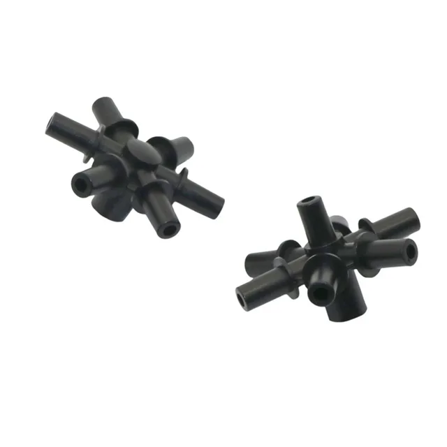 20 Db 6 Mm-Es Interfészek 6-Utas 7-Utas Kerti Vízcsatlakozók Több Ízületi Tömlő Osztók Öntöző Kiegészítők - Image 3