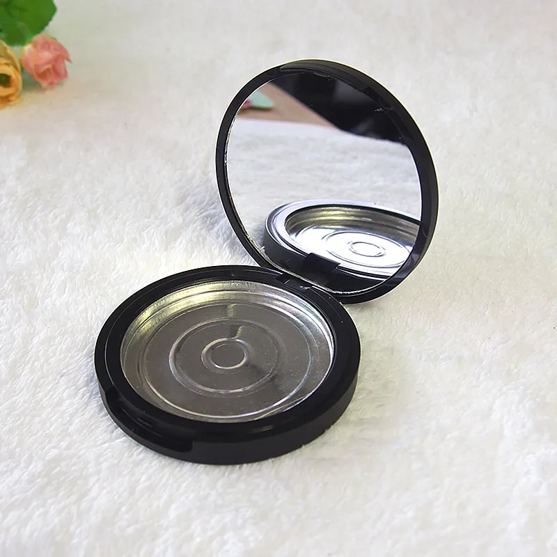 20pcs/lot 58.8mm Black Empty Cosmetic Eyeshadow Case Make Up Powder