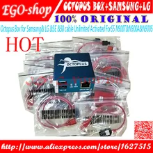 Gsmjustoncct полная активированная коробка осьминога+ 38 в 1 полный набор кабелей для LG и для samsung и se разблокировка флэш и ремонт