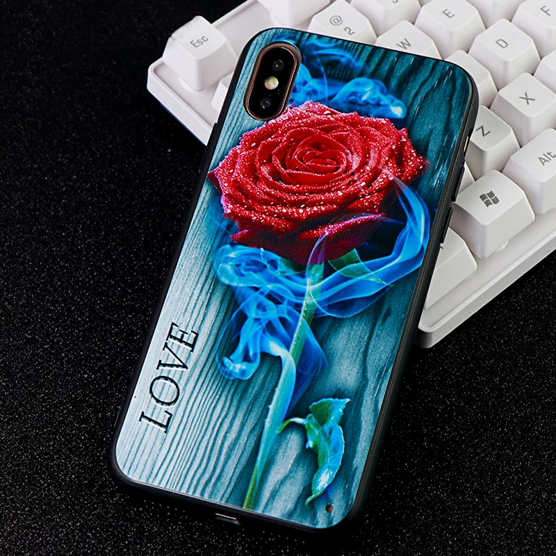 Для мобильного телефона на заказ чехлы для iPhone X XS MAX XR 6s 7 8 Plus розовый чехол мягкий