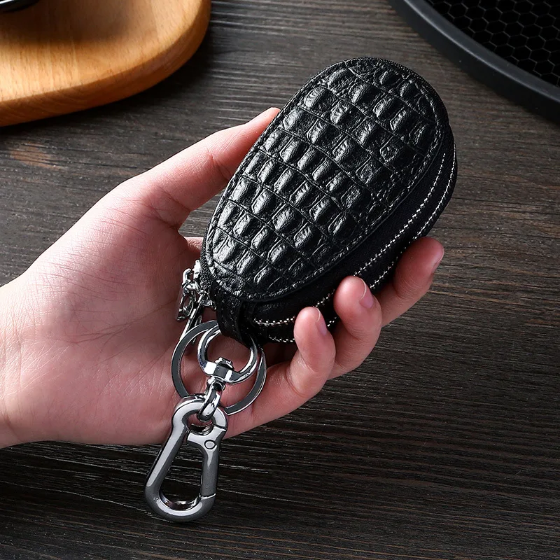 

New Fashion Luxury Multi Function Key Case Men & Women Leather Car Key Bag Wallet Fashion Housekeeper Holders Key Rings