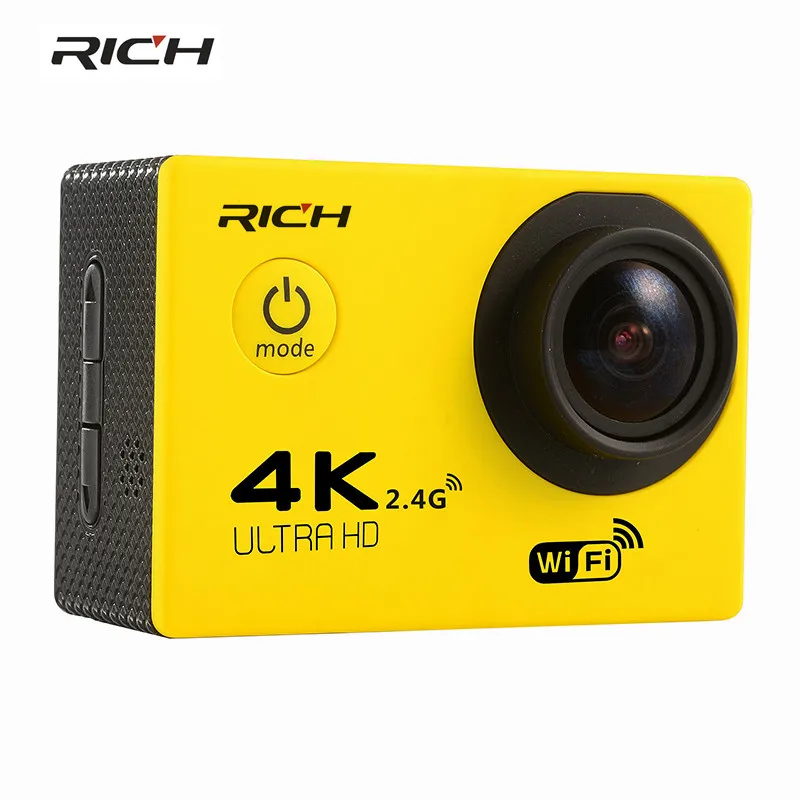 F60 F60R Ультра HD Экшн камера 4K 30Fps 16MP Wifi 1080P 60fps Водонепроницаемая шлем Велосипедная