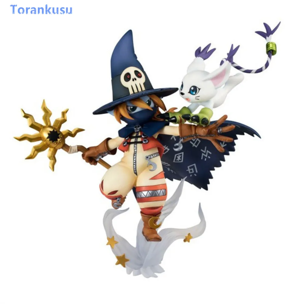 Digimon рисунок Tri Wizarmon Tailmon фигурку ПВХ Коллекционная игрушка в подарок для детей
