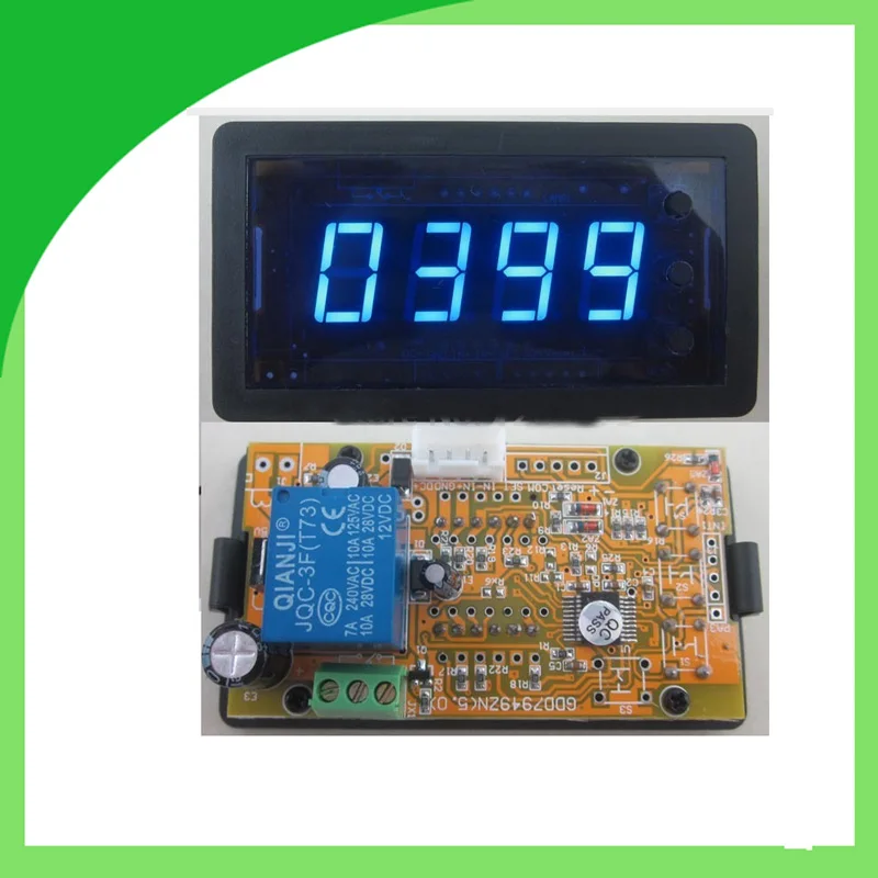

Blue DC12V 4 Digits LED Counter Panel Meter Plus Minus Totalizer with Relay output