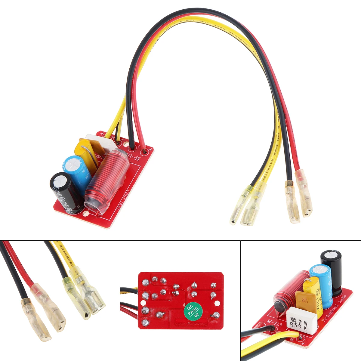 

Frequency Divider M-113 45W Mid Tone Divider Car Speaker Horn Professional Divider Car Audio Pure Pitch Sound Divider for Cars