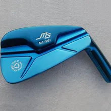Совершенно 7 шт MiURA MG MC-501 Кованое железо набор синий MiURA Гольф кованые железные клюшки для гольфа 4-9Pw стальной вал с крышкой головы