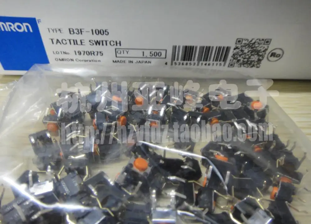 

Free Delivery.New original key switch B3F-1005 touch switch a packet 100