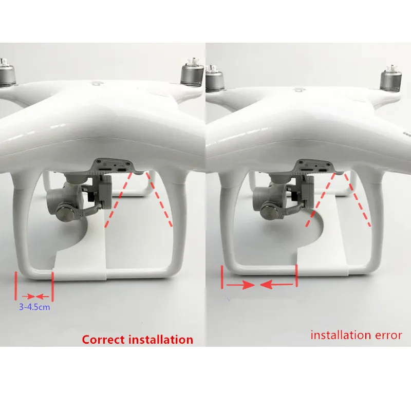 Sunnylife 3D Print Explosion Proof Gimbal Protecting Board Gimbal Camera Plate Protector Landing Gear Bracket for DJI Phantom 4 (7)