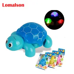 Бесплатная доставка Электрический черепахи с светомузыкальный Проектор Дети Детские игрушки для малышей