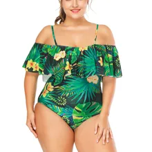Хит, бикини,, mujer, женский, плюс размер, для полных женщин, с оборками, сексуальный, тонкий, Цельный купальник, накидка, бикини, купальные костюмы