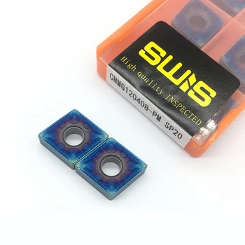 

CNMG120408 PM SP20 External Turning Tools Carbide insert High quality Lathe cutter Tool Tokarnyy turning insert