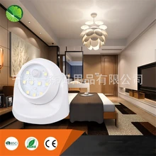 360 градусов вращающийся светодиодный датчик ночник креативный домашний Датчик управления светом инфракрасный датчик света