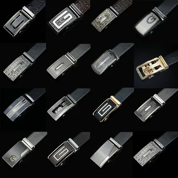 

16 Styles Barry.wang Mens Belts G Automatic Alloy Buckle For Male Leather Belt Fashion Designer Men Automatic Buckle