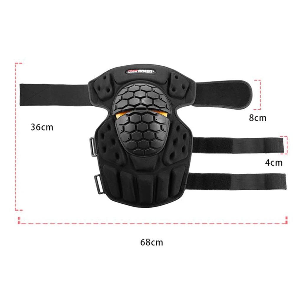 Comfortable Adjustable Motorcycle Knee Pads Guards High Intensity Motorcycle Knee Protectors Motocross Pad Armour knee Guard