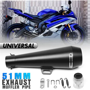 

51mm Motorcycle Exhaust Muffler Universal Motorbike for Dirt Bike, Street Bike, for Scooter, for ATV,