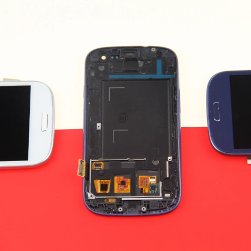 Синий для samsung galaxy s3 i9300 ЖК-экран дисплей кодирующий преобразователь сенсорного