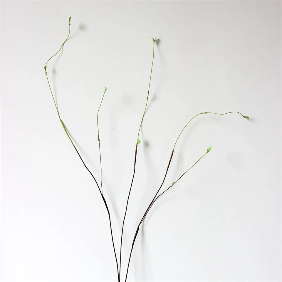 Дракон ивовые ветви моделирование сухая ветка зеленое растение искусственного ротанга дома Цветочная композиция материалы для моделирования