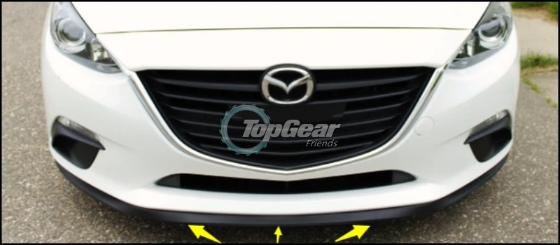 Для Mazda 6 M6 MPS для Mazda 6 Atenza бампер для губ/передний спойлер дефлектор для TOPGear друг Тюнинг автомобиля/обвес/полоса юбка