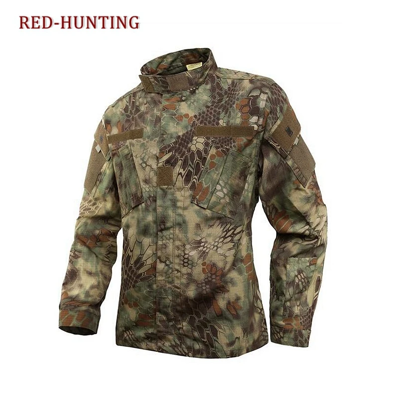 Высокое качество Python стиль камуфляжная форма тактическая военная боевой