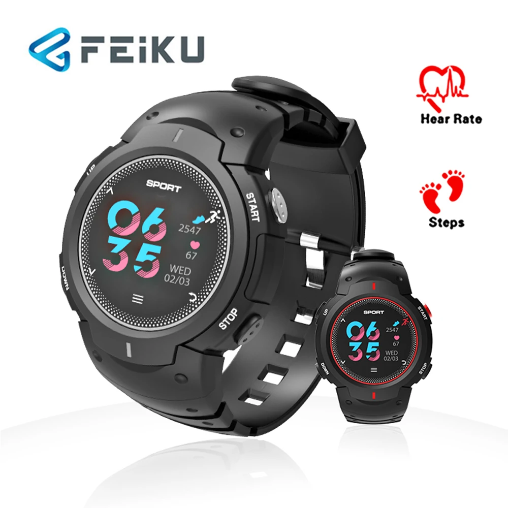 FEIKU F13 montre intelligente hommes 30 m étanche спортивный фитнес-трекер Smartwatch Monitor de fréquence cardiaque