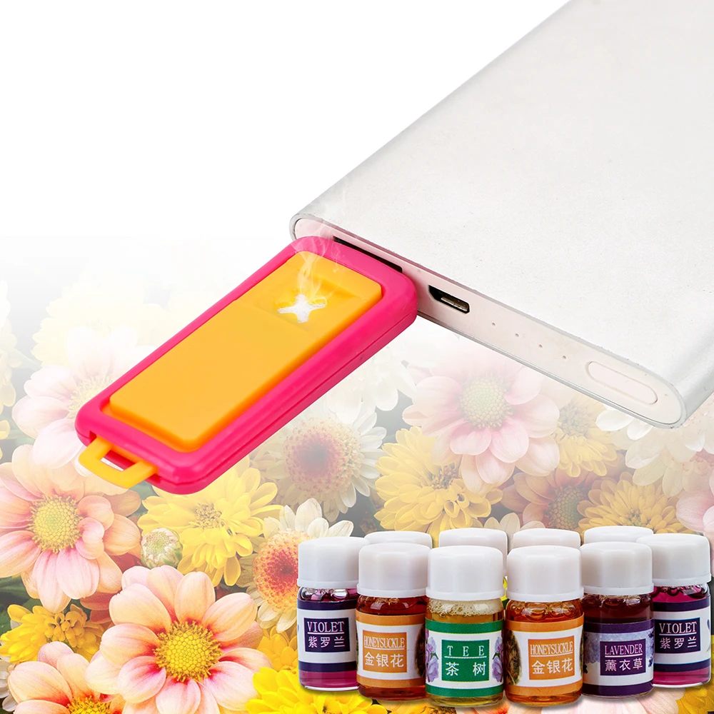 

LEEPEE Air Freshener Interior Accessories Car U Disk Aromatherapy Device Oil Car Perfume USB Air Purifier Auto Decoration