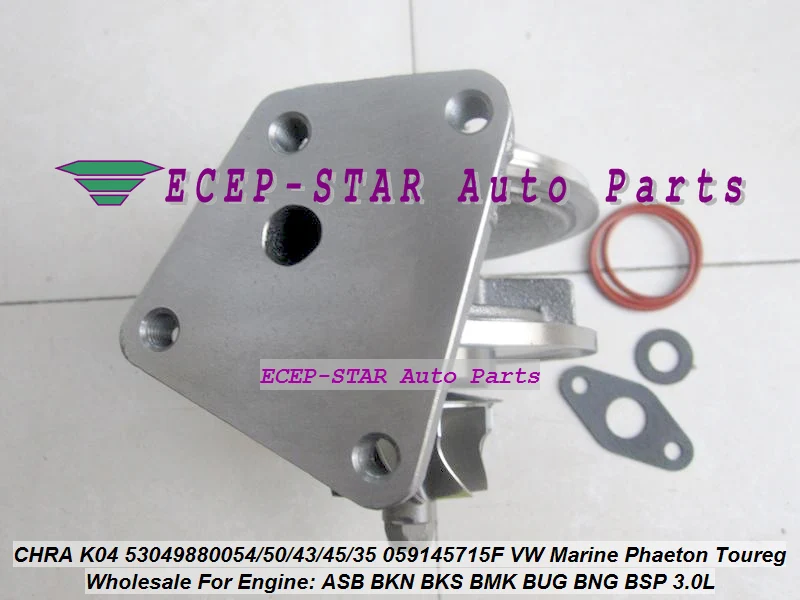 Turbo CHRA K04 53049880054 53049880050 53049880043 53049880045 53049880035 059145715F ASB BKN BKS BMK BUG BNG BSP 3.0L (1)