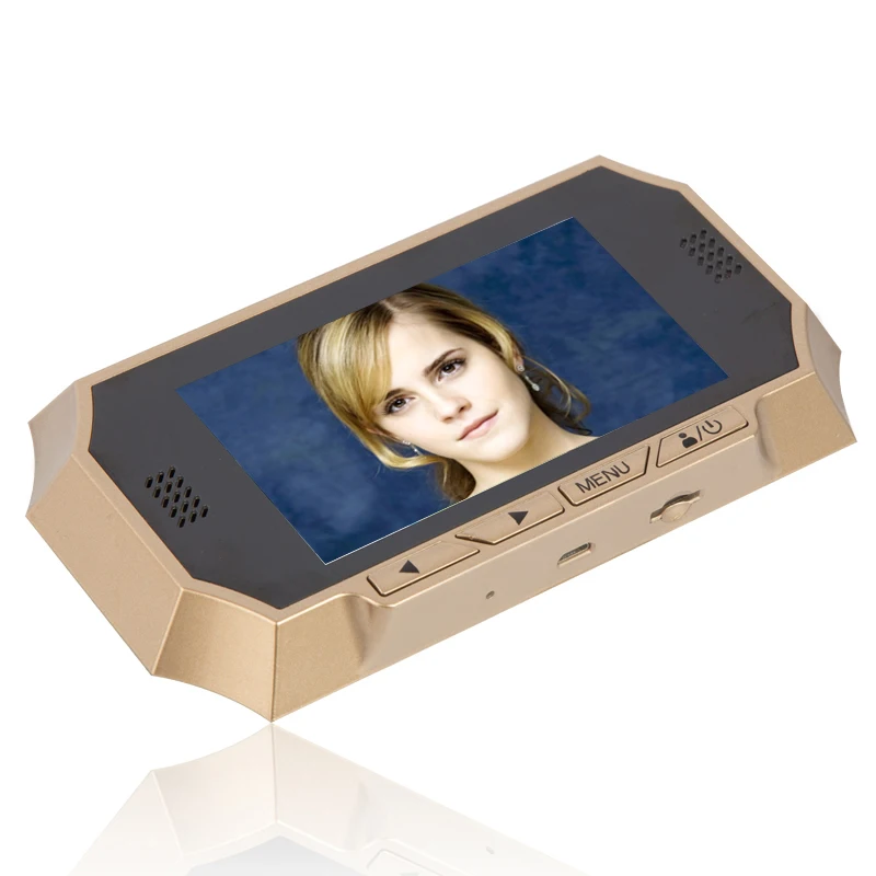 4," TFT ЖК-экран цифровой глазок дверной зритель камера PIR детектор движения дверной звонок 160 градусов широкий угол ИК ночного видения