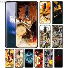 Anime Fairy Tail logo Phone Case for Oneplus 7 7Pro 6 6T Oneplus 7 Pro 6T Black Silicone Soft Case Cover