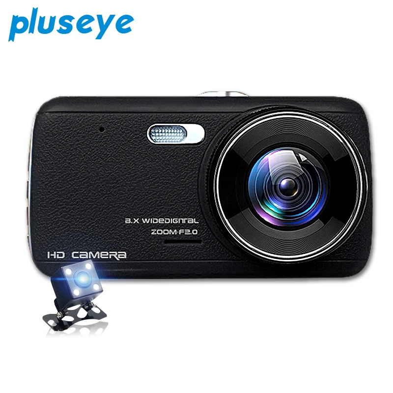 

1296P Full HD Dash Cam Dual Cameras Car DVR 4.0" IPS Screen Car Black Box with ADAS System Night Vision Video Recorder Logger