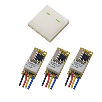 

Access Control System Remote Control Switch Connect to Open Button DC 3.7V 4.5V 5V 6V 7.4V 9V 12V Mini Micro Wireless Controller