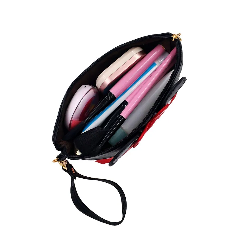 Новая мода лук Минни Маус клатч для женщин PU водонепроницаемый путешествия косметичка Органайзер макияж сумки Высокое качество туалетный мешок